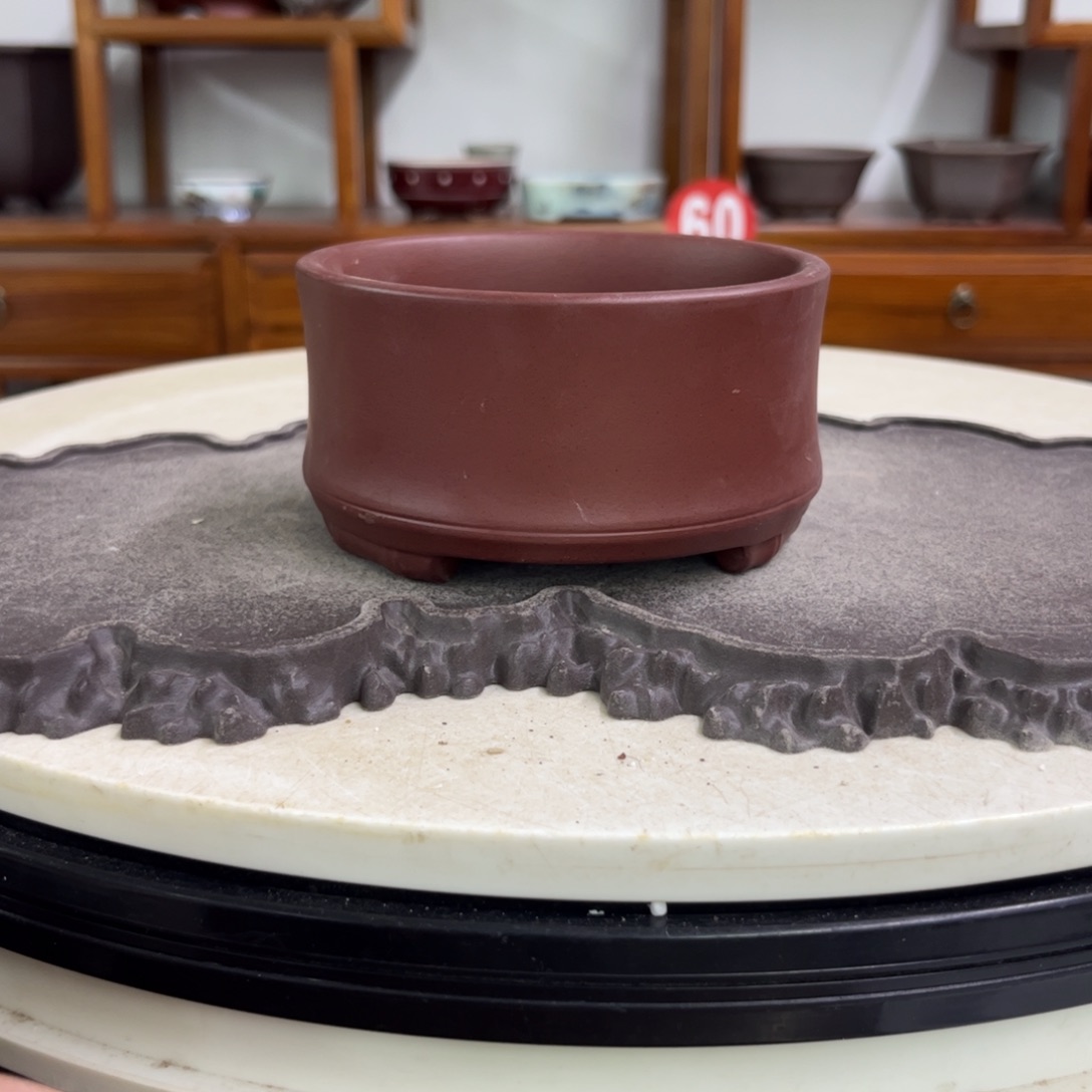 紫砂花盆瑕疵6-11。。。