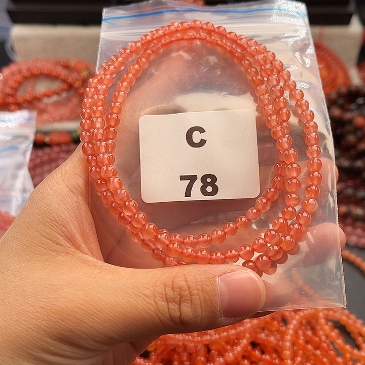 南红玛瑙未镶嵌多样性发货默认微瑕称重4mm