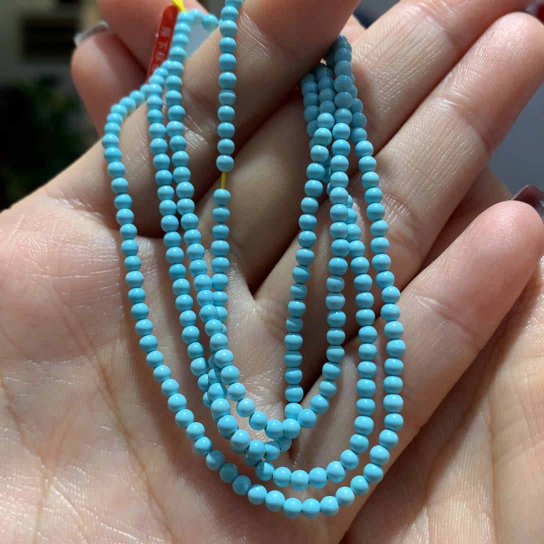 未镶嵌绿松石长链