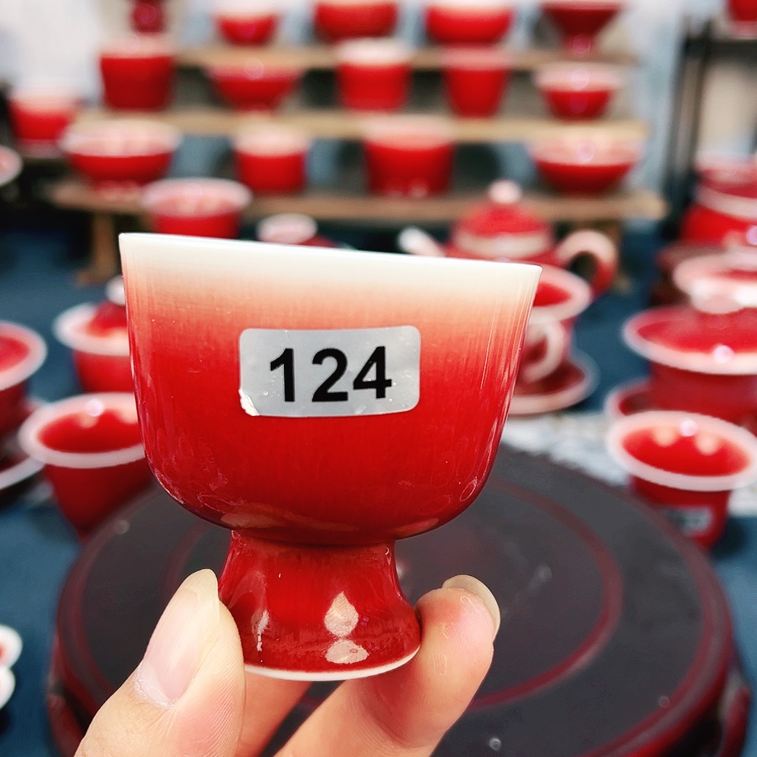 景德镇陶瓷原矿郎红茶具