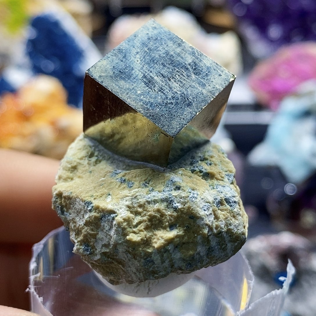 亚克力西班牙黄铁矿摆件