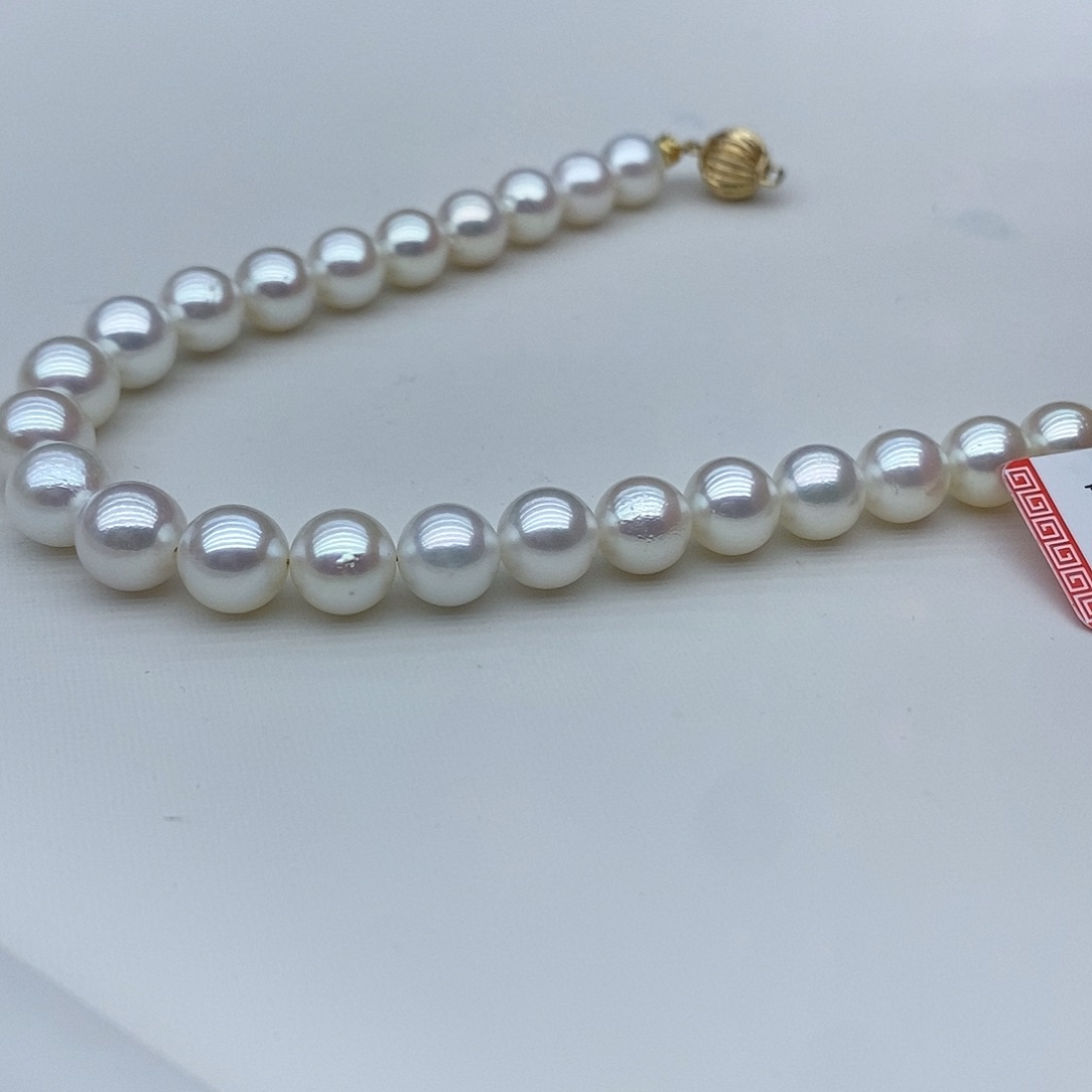 海水珍珠手绳14K金镶嵌