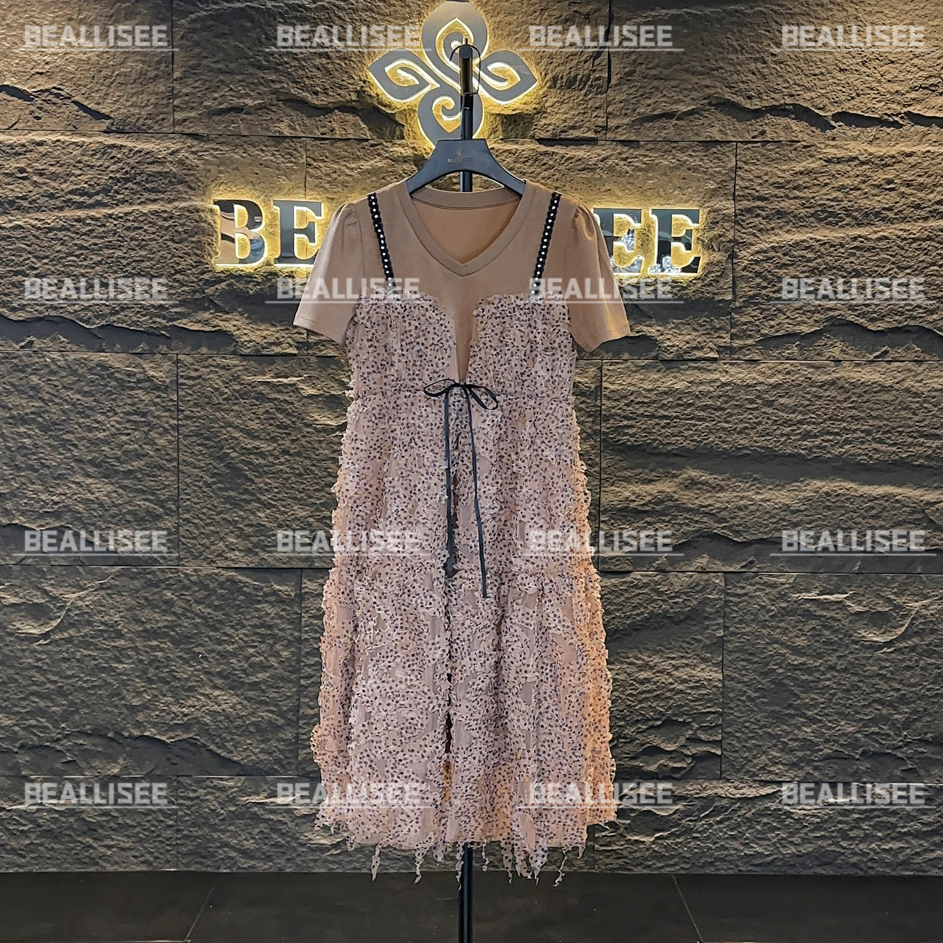 【大胆】编号【72】夏季设计款显瘦气质国风色系大码连衣裙-BLS-A254