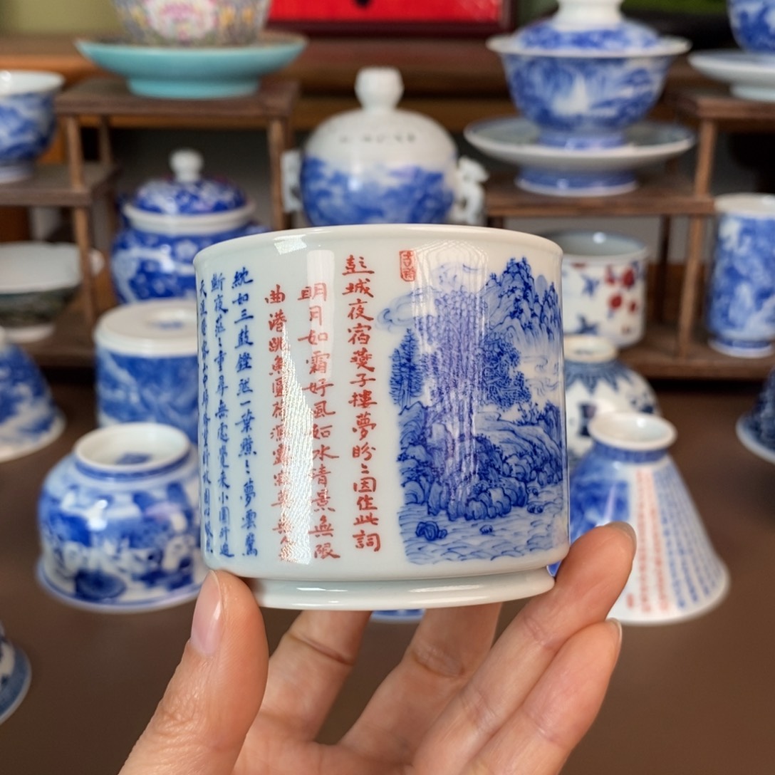 景德镇陶瓷手工手绘