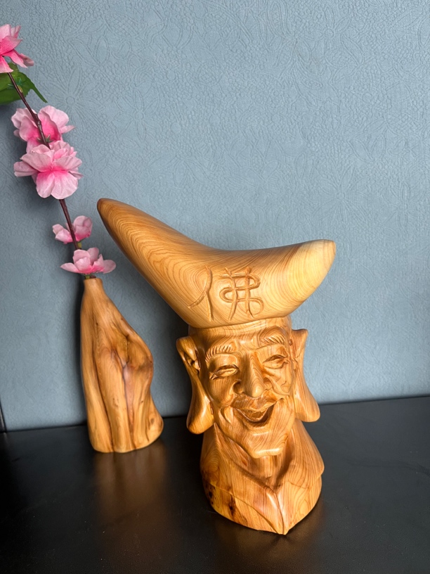 太行崖柏实木雕刻工艺品摆件精品桌面装饰
