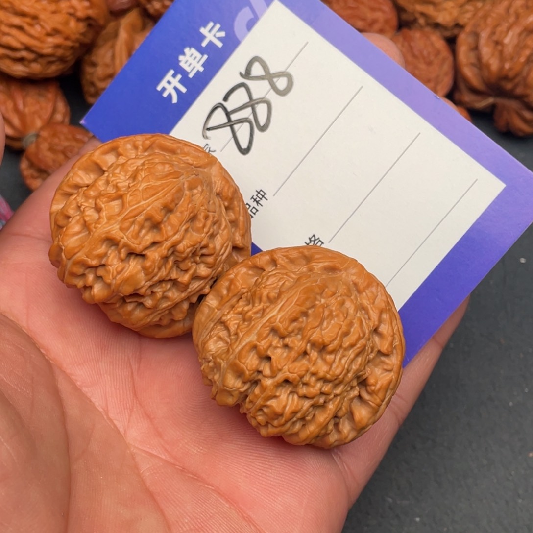 核桃把件41全品白狮子，888号