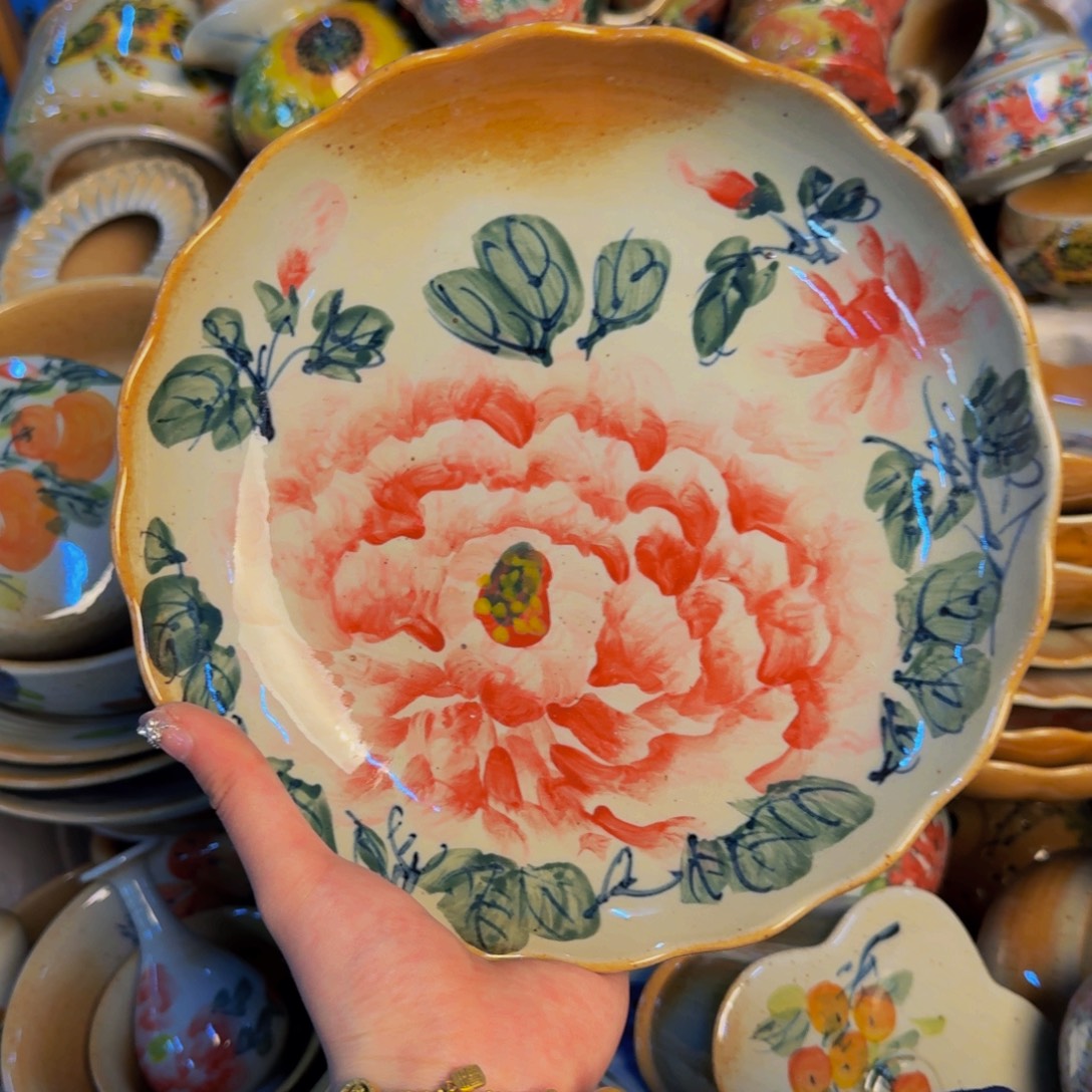 瓷片景德镇陶瓷手工手绘