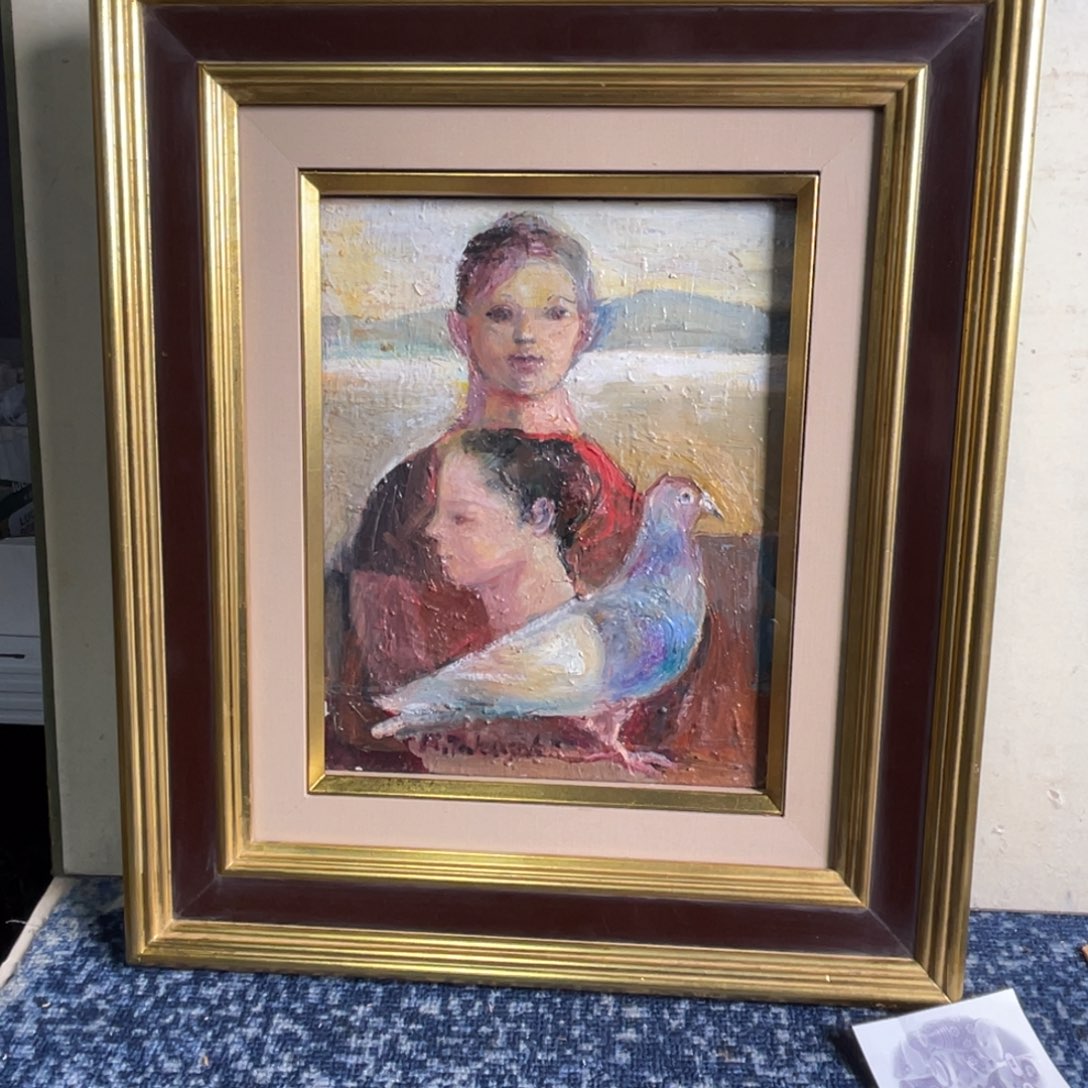 淬***2中古框画框子磕碰玻璃不包运损