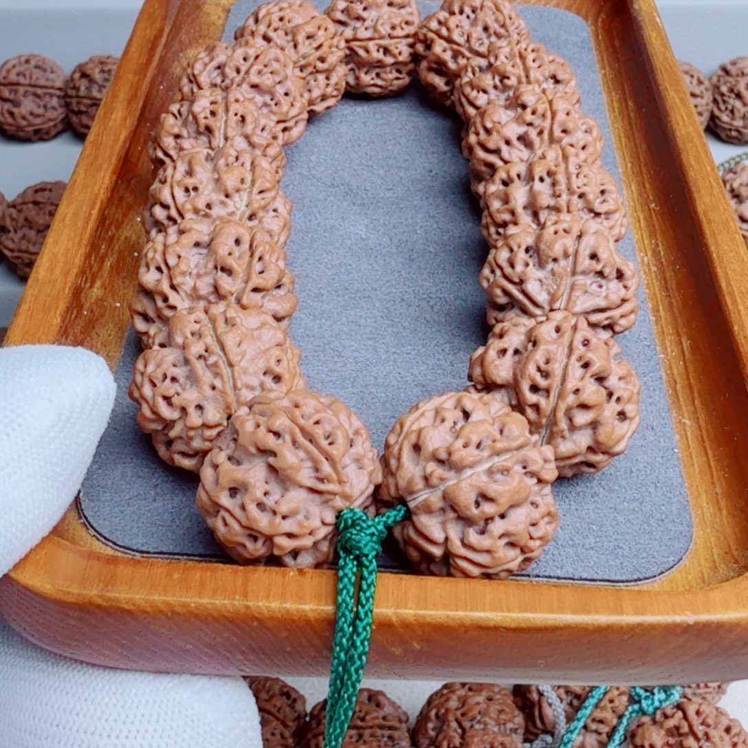 金刚菩提吊坠原生态梁雪山铁籽五星梅花双龙订制21姜黄皮