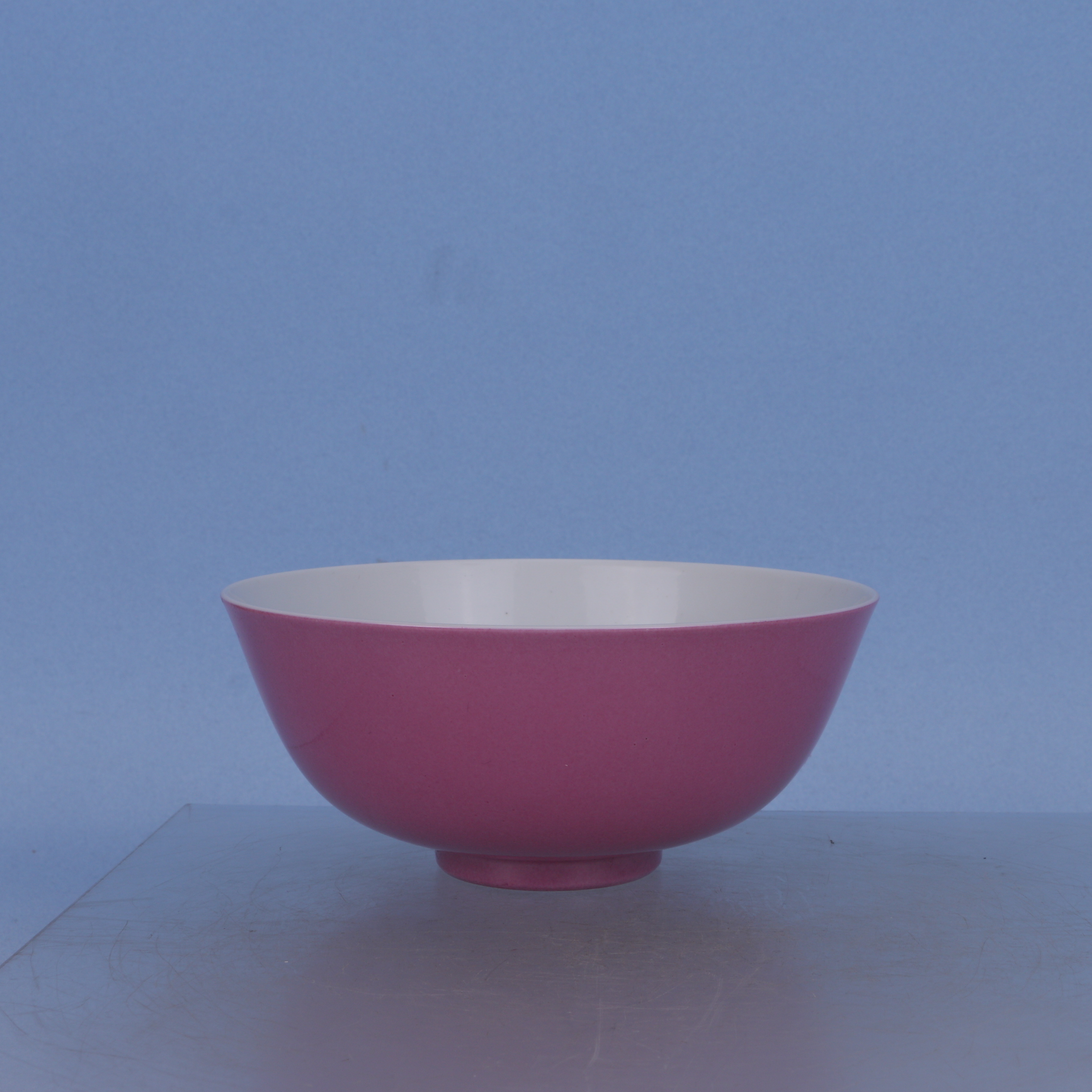 104   道光    胭脂红官窑碗