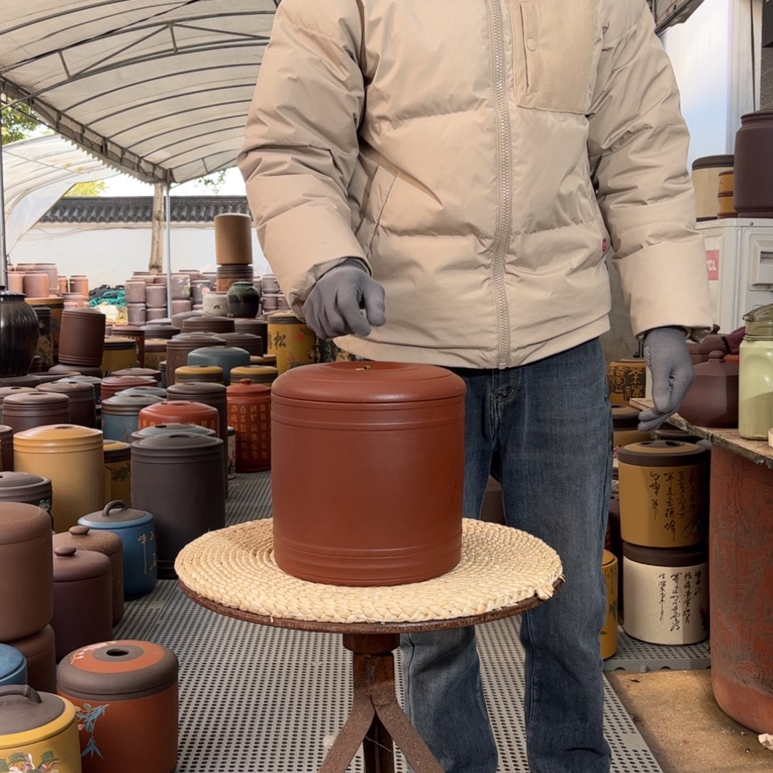 茶叶罐紫砂7饼茶叶罐