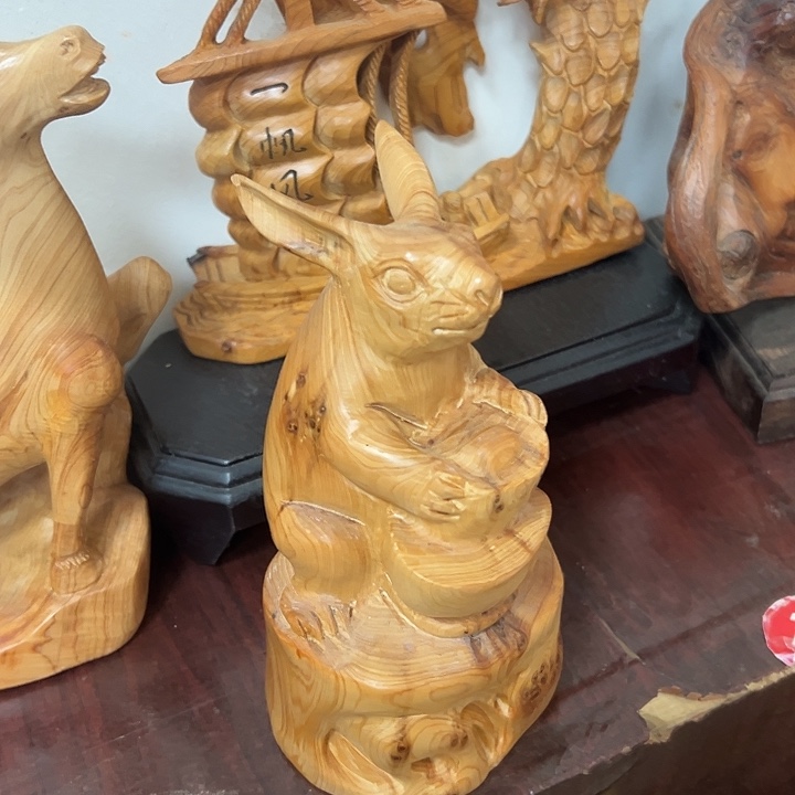 柏木太行崖柏手把摆件