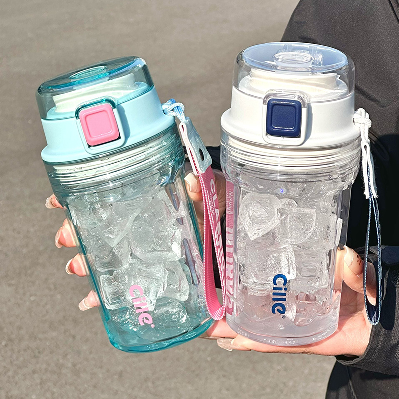 CILLE/希乐tritan随手杯便携高颜值咖啡杯防漏防摔网红水杯学生杯
