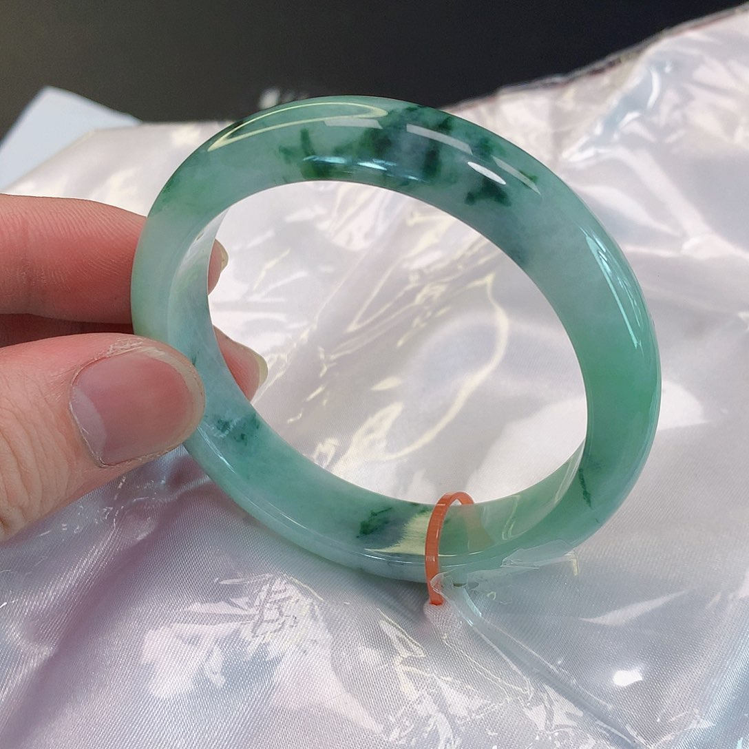 翡翠手镯未镶嵌767缅甸天然翡翠A货