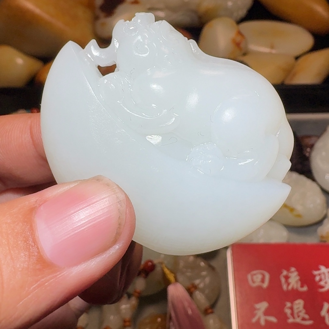 和田玉颈饰未镶嵌