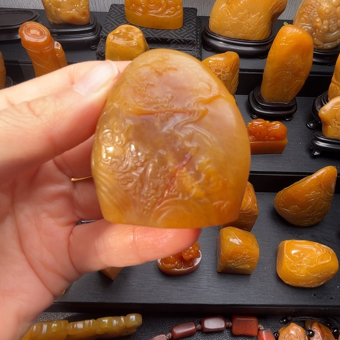 G***2寿山石印石田黄石印章