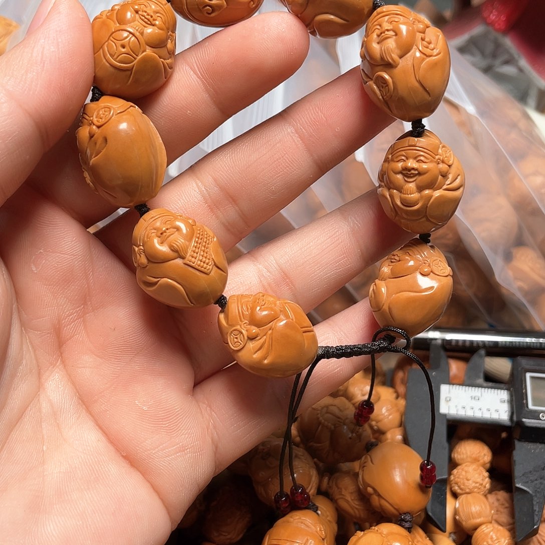 橄榄核手串铁核包衣