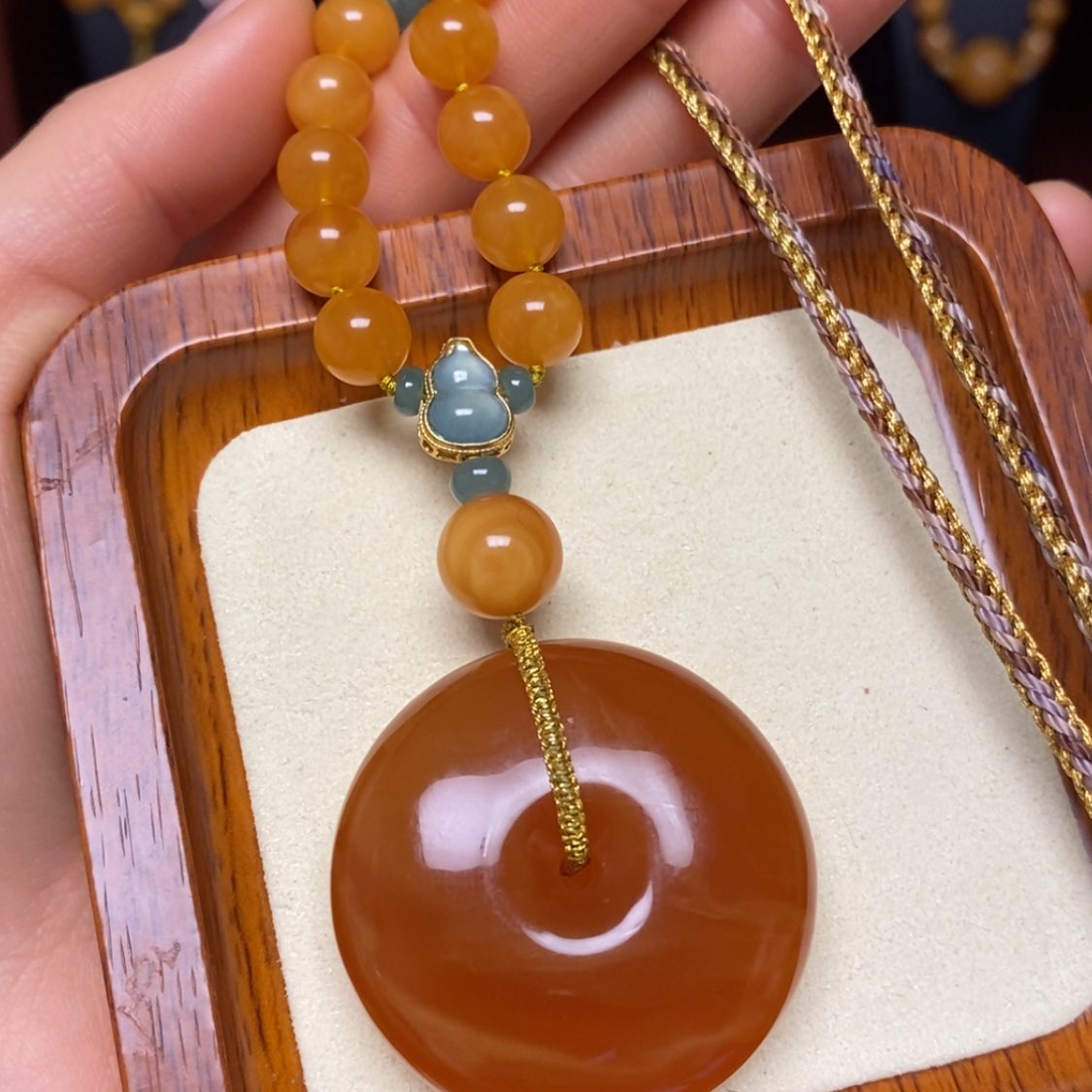 【闪购商品】蜜蜡颈饰未镶嵌项链