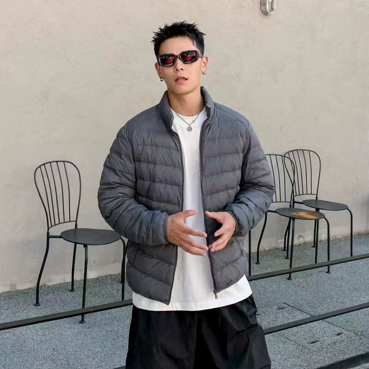 （90白鸭绒）排骨羽绒服基础百搭神器轻便舒适保暖轻薄男款秋冬2616
