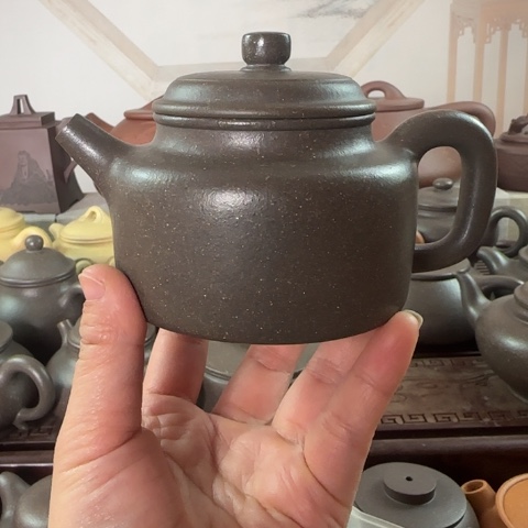 茶壶紫砂梨皮天青230cc