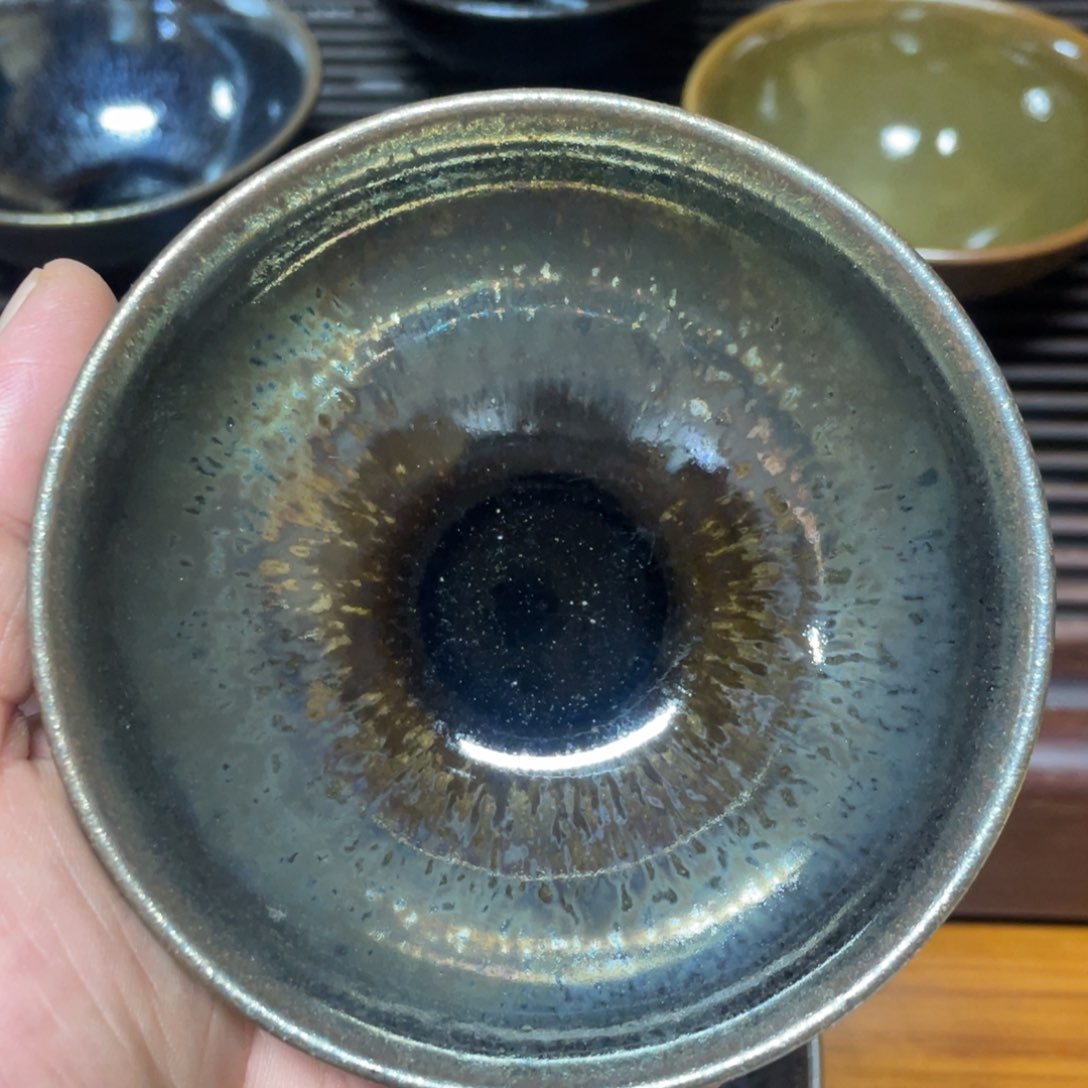 【闪购商品】茶盏柴烧建盏主人杯
