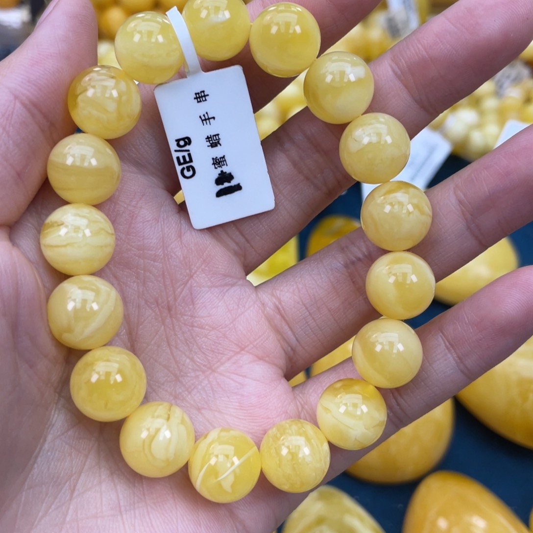 琥珀裸石未镶嵌琥珀蜜蜡w 22