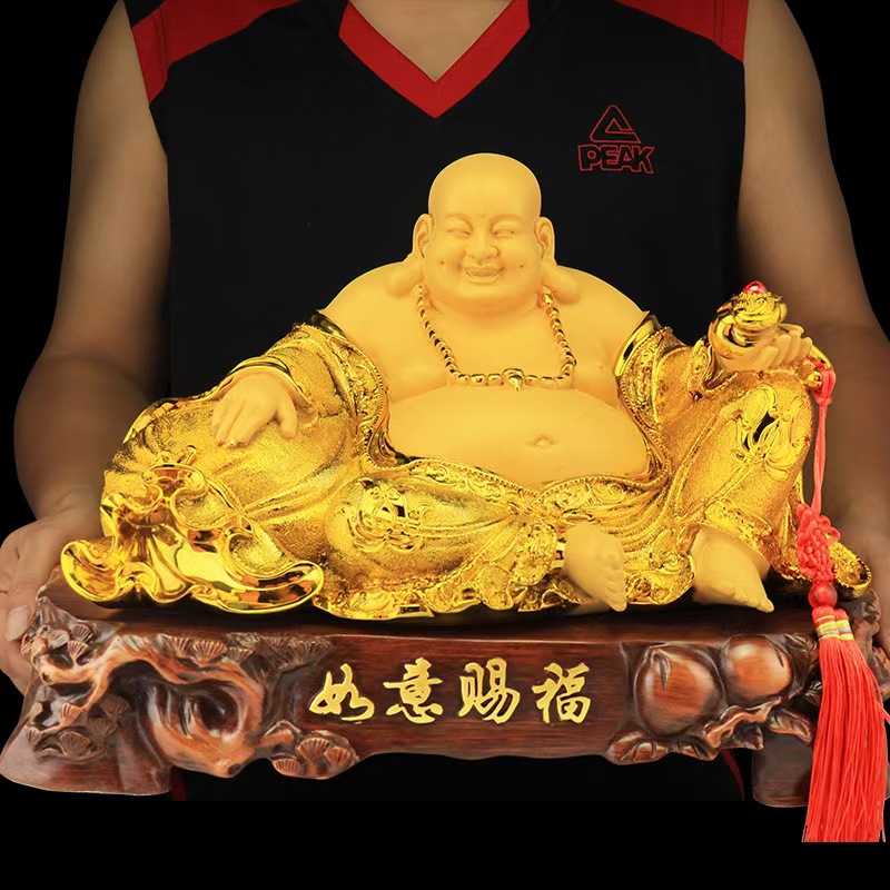 笑口常开如意赐福家居客厅办公室装饰开业送礼