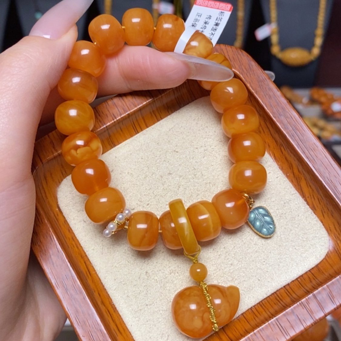 【闪购商品】未镶嵌蜜蜡手链手串