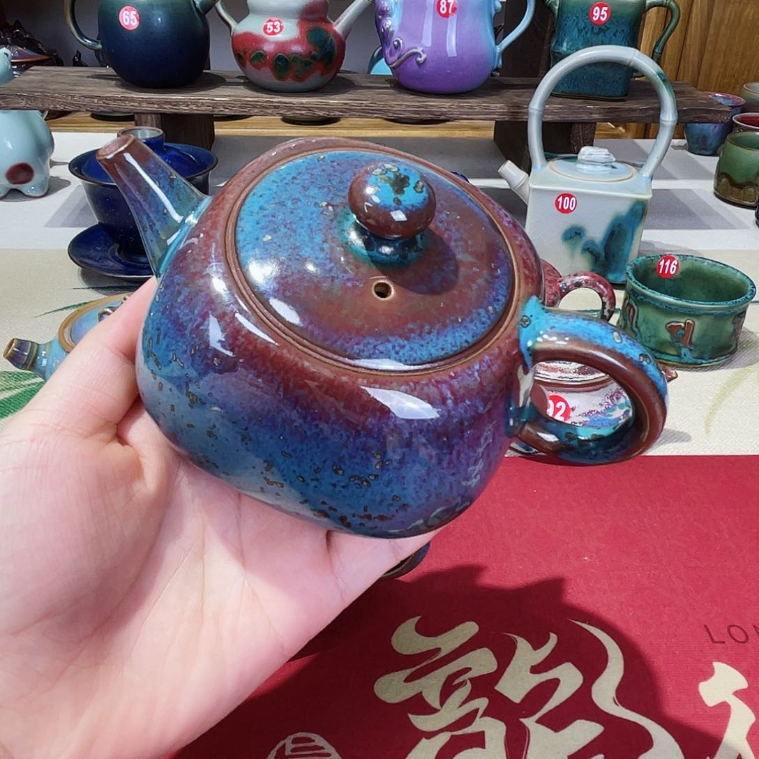 壶禹州钧瓷艺术作品