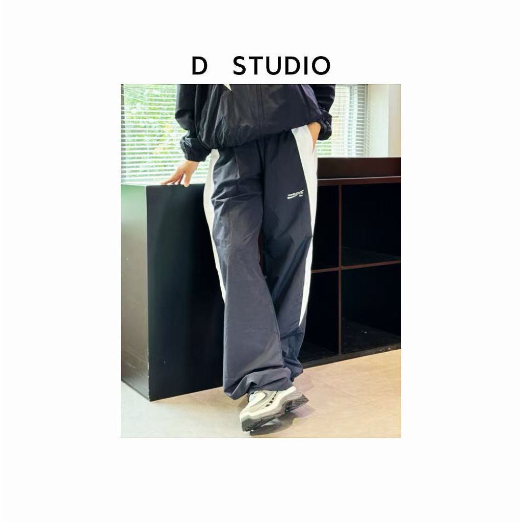 D STUDIO 拼色运动裤 D3686