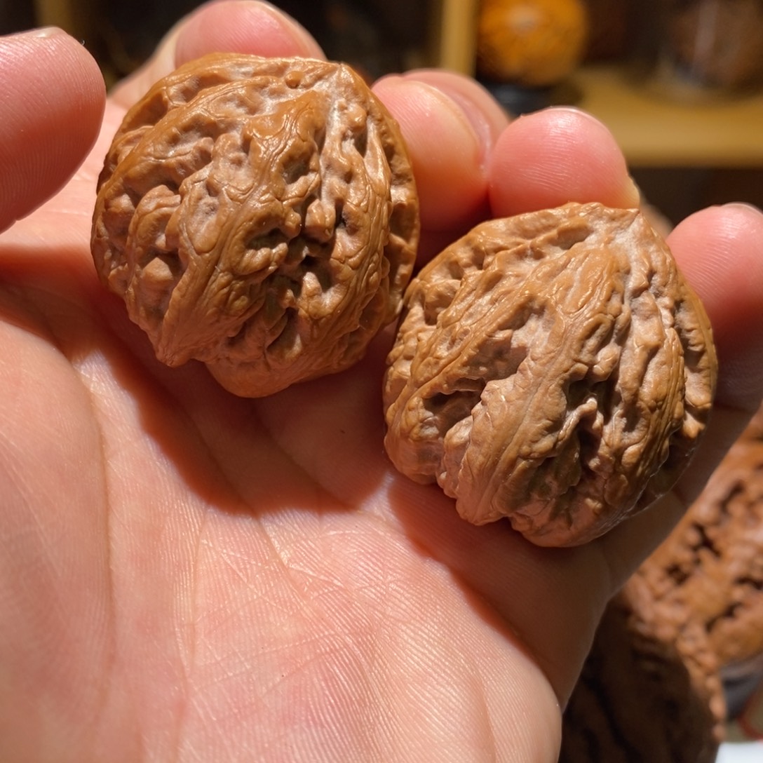 文玩核桃吊坠粗筋包子