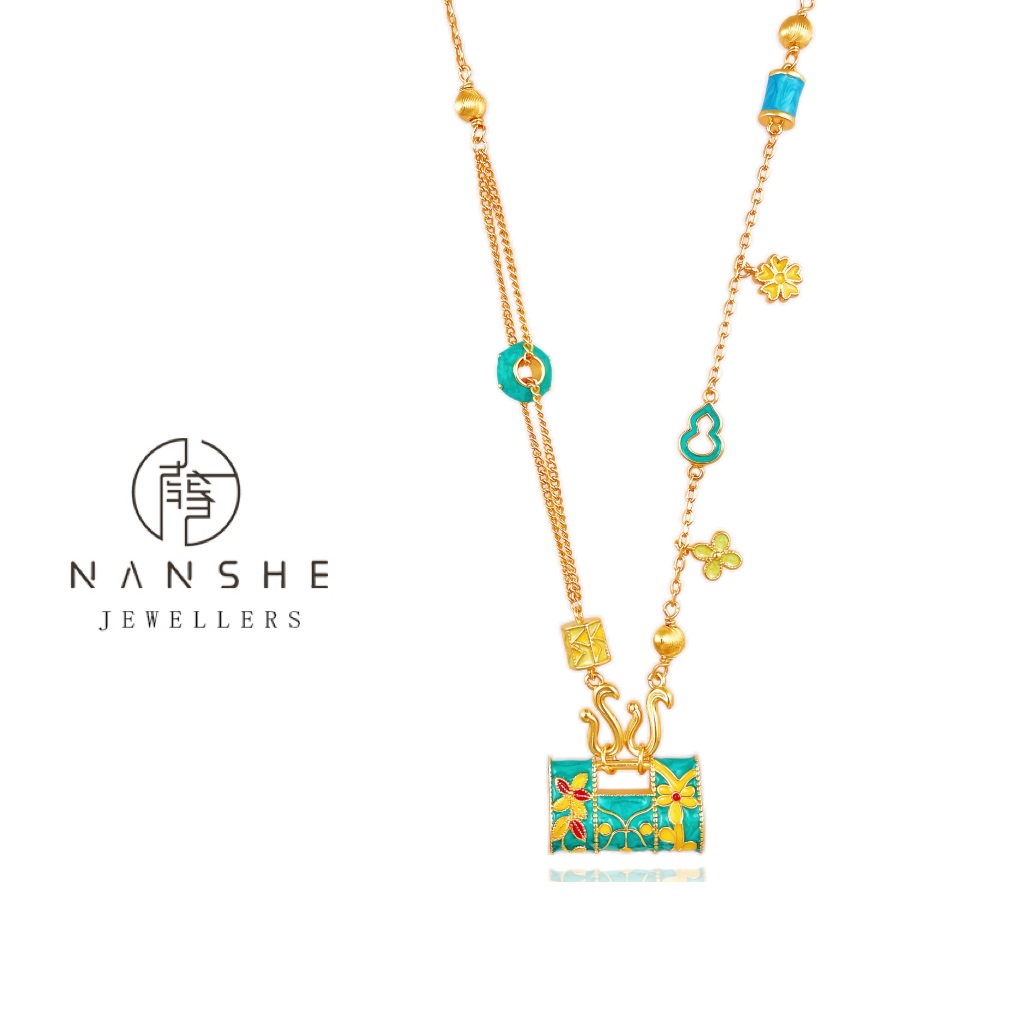 【VAZSLVTY/原创设计-Y】NANSHE/南奢 平安锁项链L718