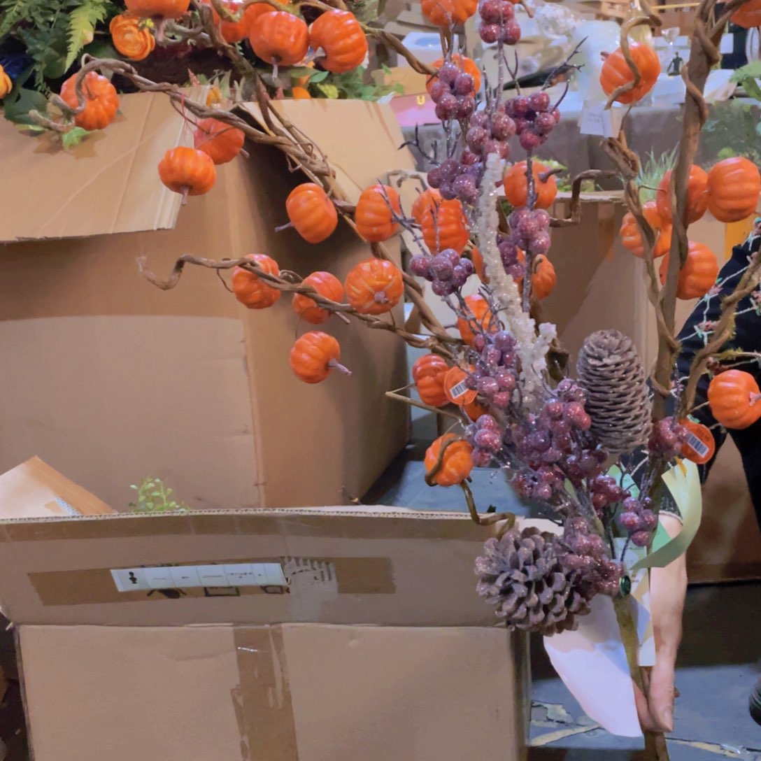 R****a陶瓷花瓶，仿真绿植。4