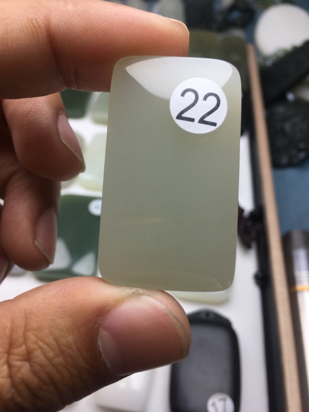 和田玉平安无事牌