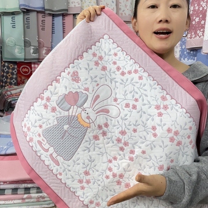棉特价促销花园兔粉色