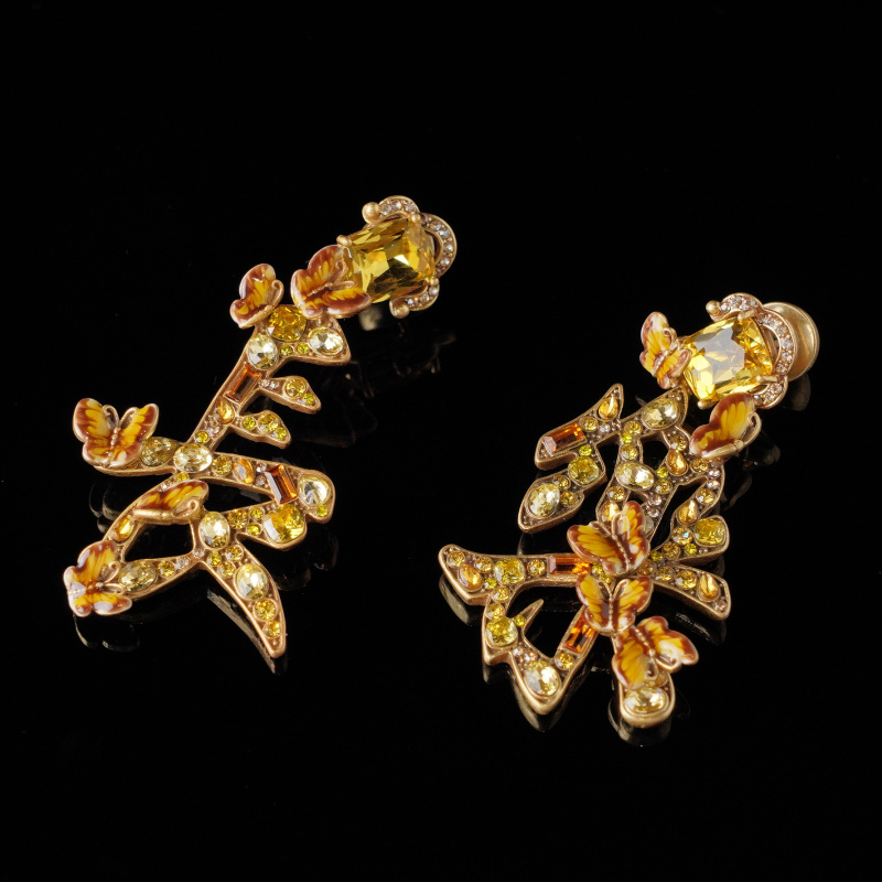  合成氧化立方锆 YFH耳饰BL900620