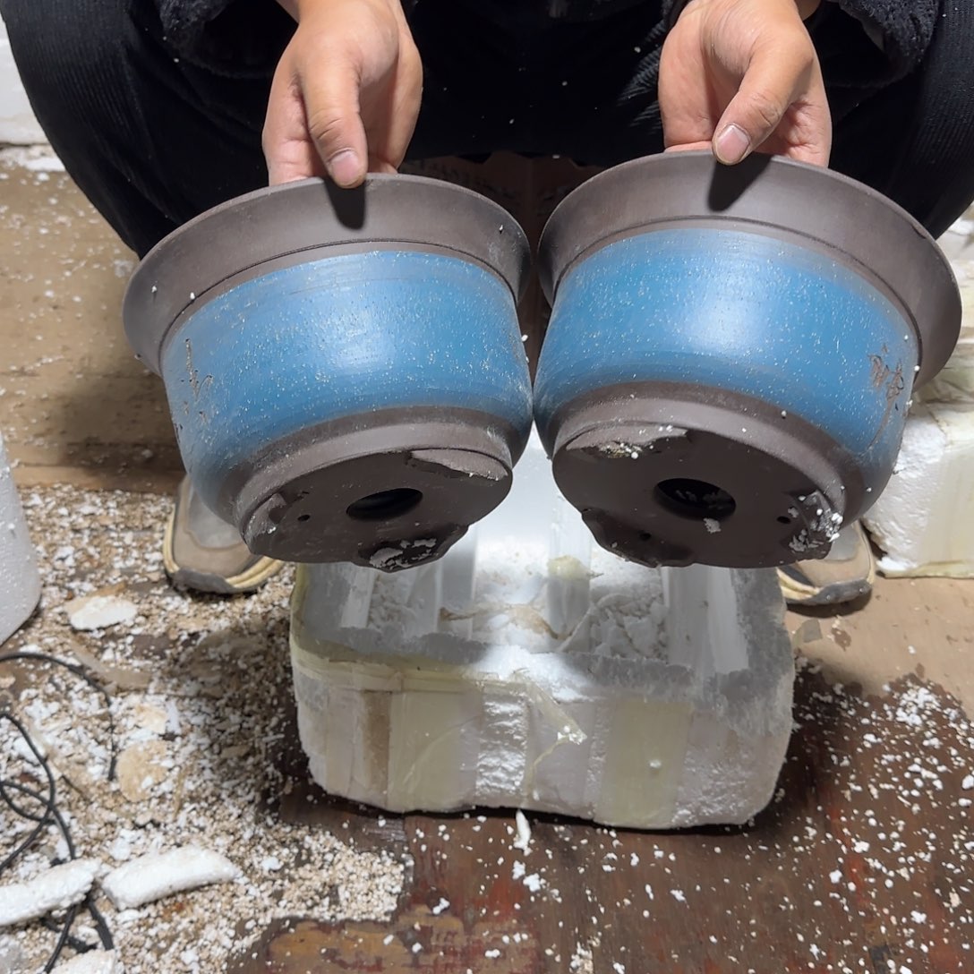 紫砂花盆口径14.10口径