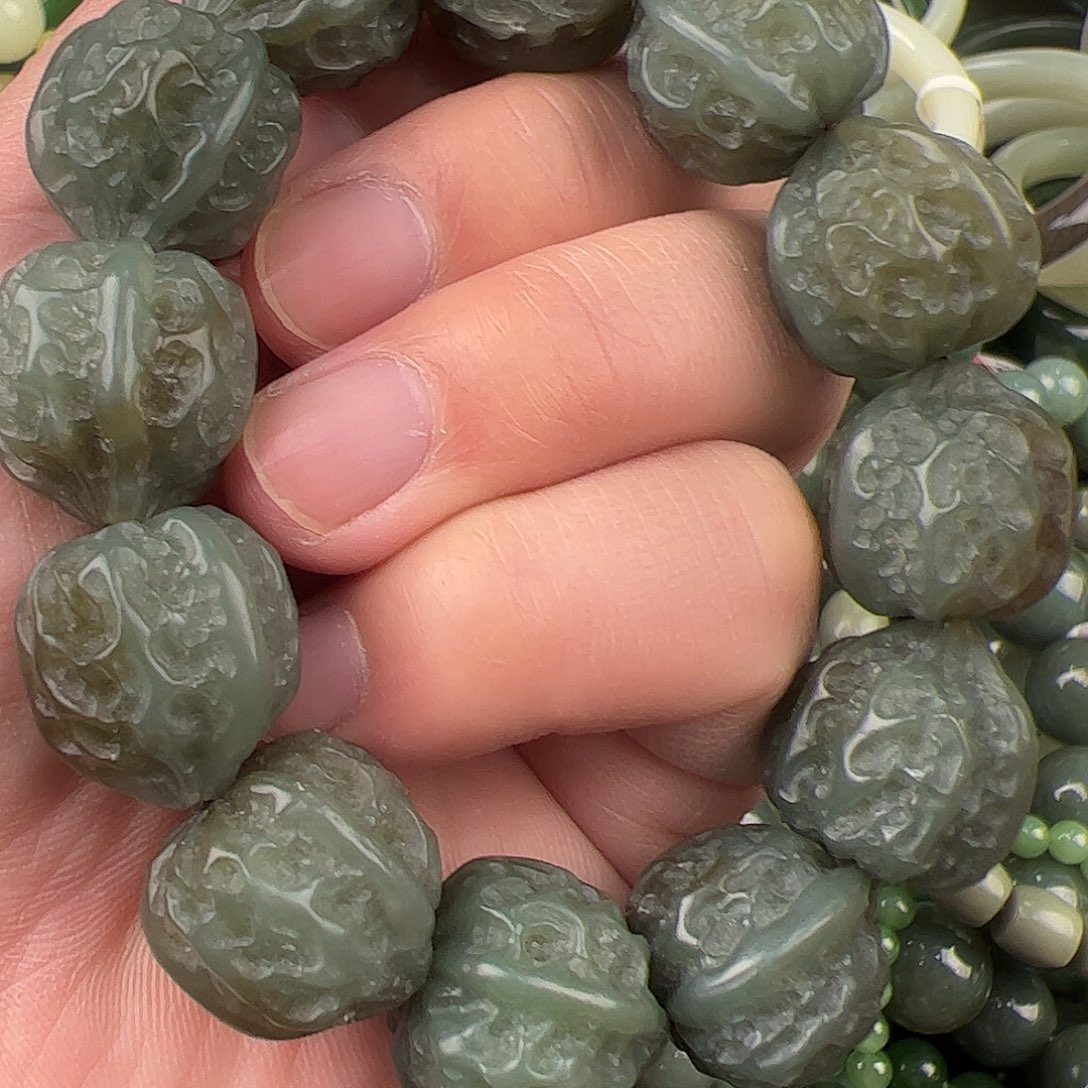 和田玉手链未镶嵌