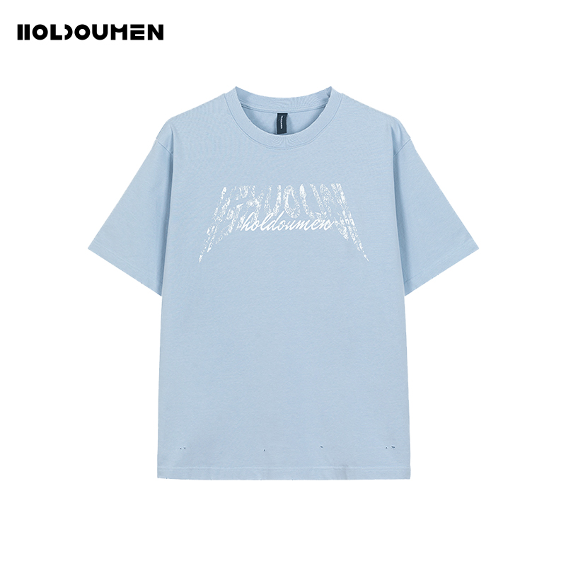 Holdoumen日常系列斑驳印花T恤