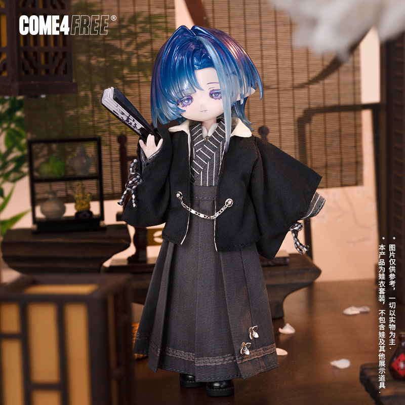 COME4FREE.日常系列.薄暮之下娃衣OB11玩偶BJD12分裙子