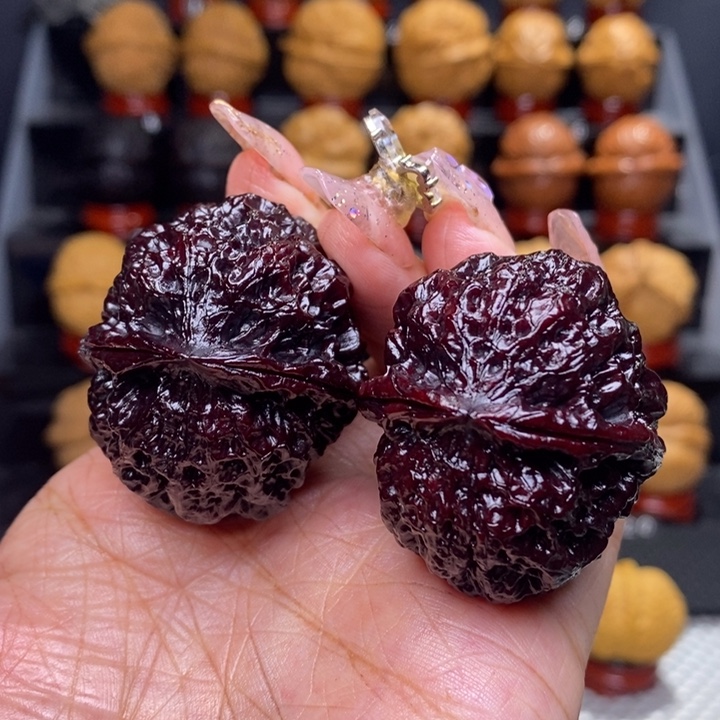 文玩核桃把件七星绣球59号