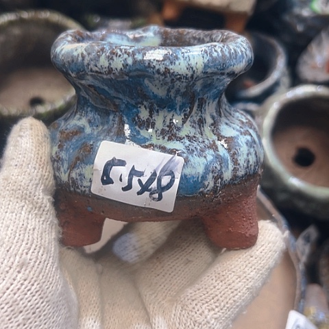 红陶粗陶花盆手工