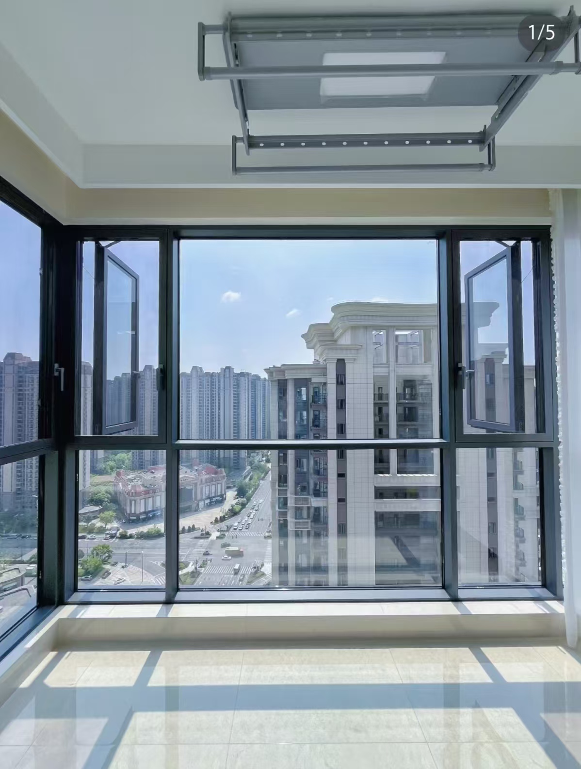 断桥铝合金平开窗110系列1.4三腔体耐用加厚楼梯扶手2025新款高档