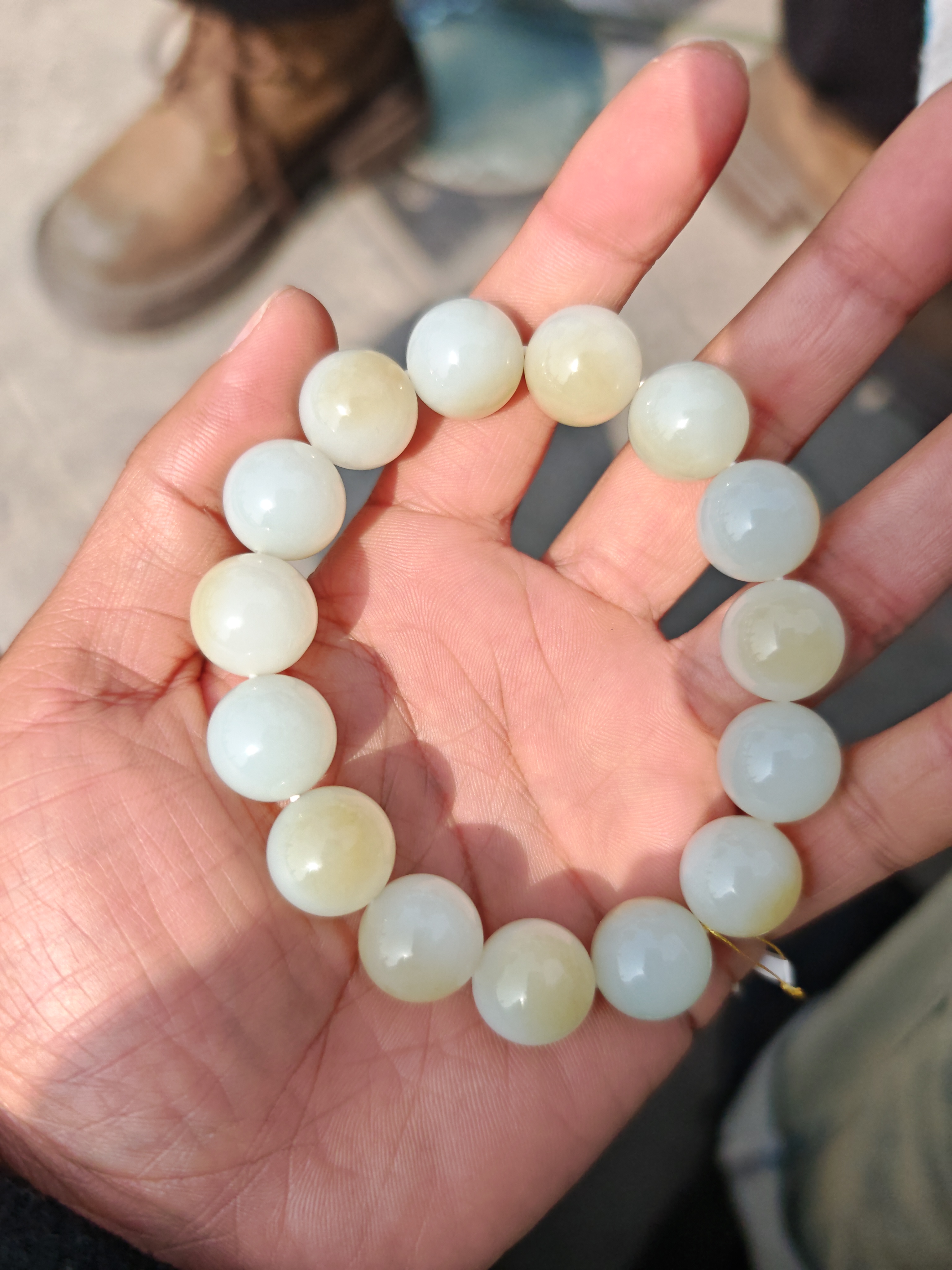 新疆和田玉手串高端奢华