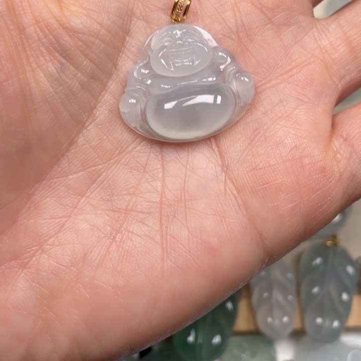 翡翠未镶嵌吊坠(不含链)翡翠