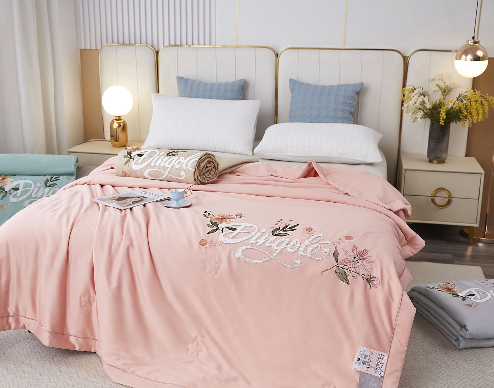 【黄一恒】杜伊斯堡 莫代尔莫代尔绣花单夏被舒适凉感夏季常用被