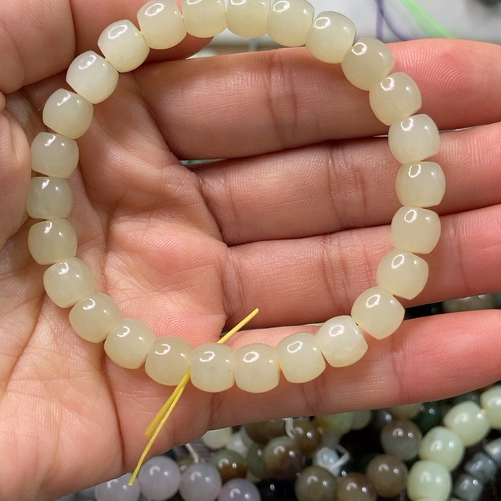 和田玉手串未镶嵌