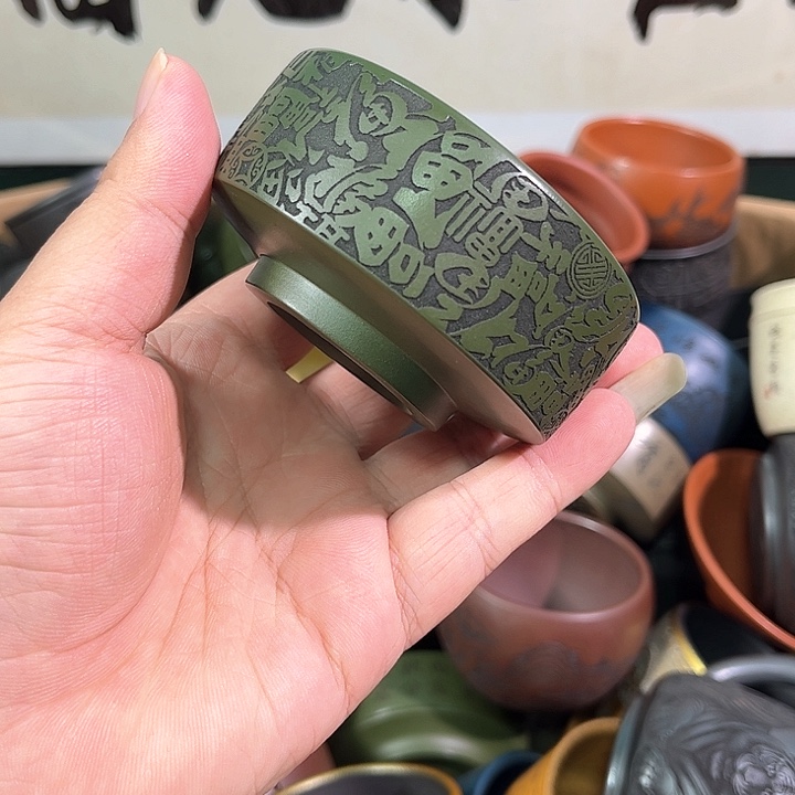 茶杯紫砂全手工紫砂主人杯