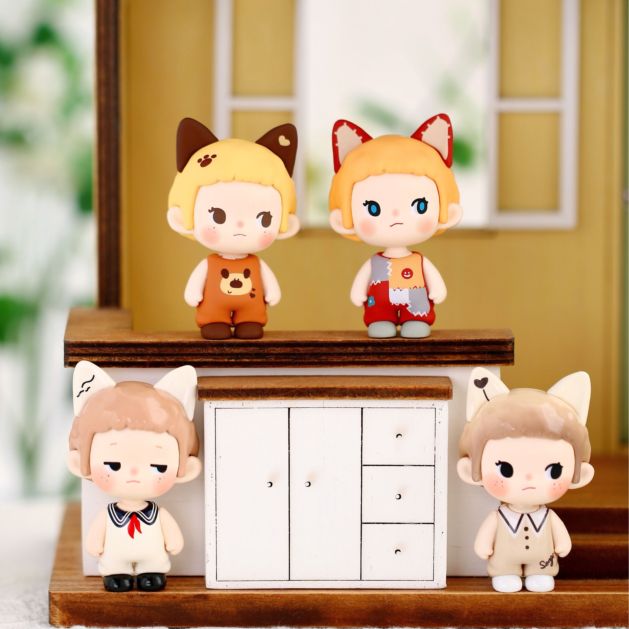 【代拆】爆款不二家新品bonini-出发系列盲盒萌粒节日礼物