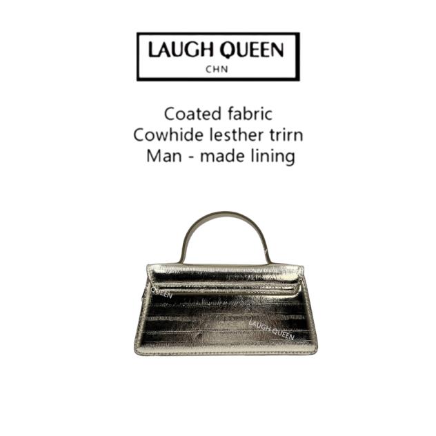 Laugh Queen手工打造真皮女士新款包 10540 金色 手提